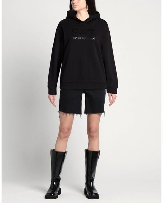 EA7 Black Sweatshirts