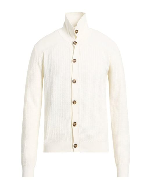 Paolo Pecora White Cardigans for men