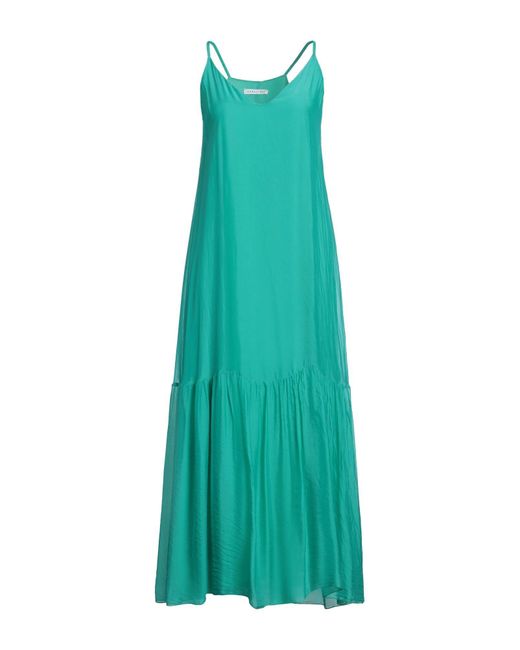 Caractere Green Maxi-Kleid