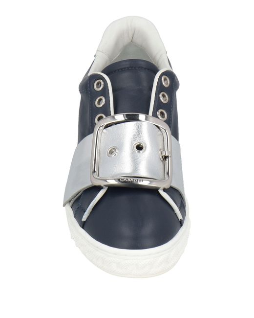 Casadei Blue Sneakers Leather