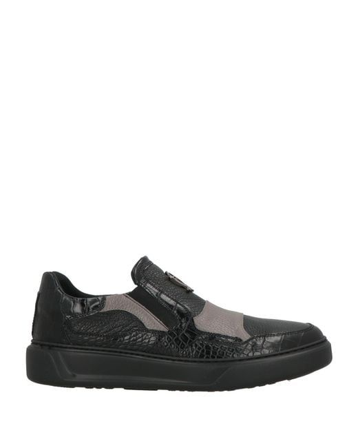 MICH SIMON Black Sneakers Leather for men