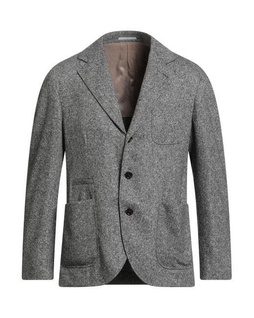 Brunello Cucinelli Gray Blazers for men