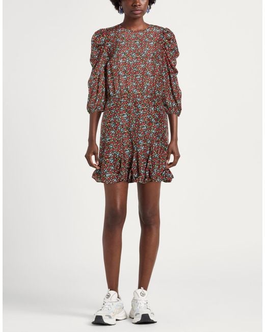Essentiel Antwerp Brown Mini Dress