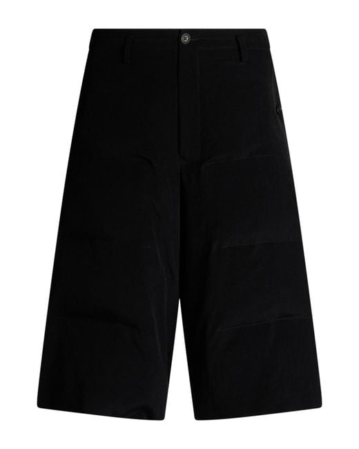 Yohji Yamamoto Black Shorts & Bermuda Shorts for men