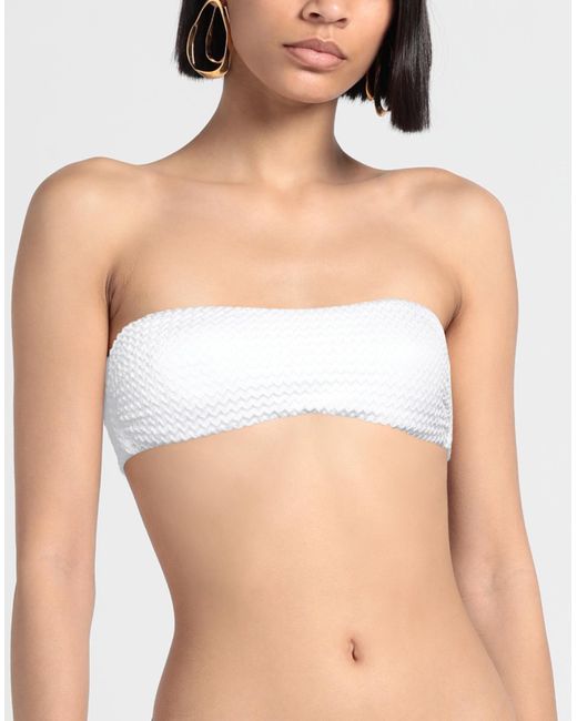 Fisico White Bikini Top