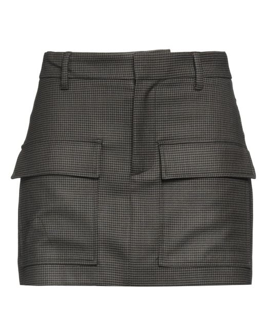 P.A.R.O.S.H. Gray Mini Skirt