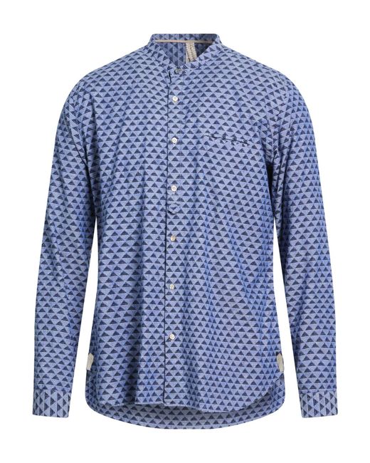Camisa Dnl de hombre de color Blue