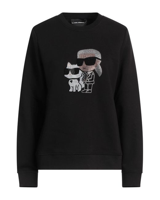 Karl Lagerfeld Black Sweatshirt
