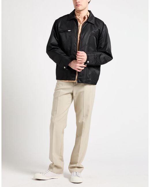 MM6 by Maison Margiela Black Jacket Polyamide for men