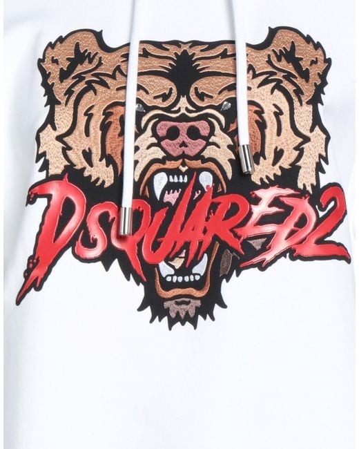 DSquared² White Hoodies