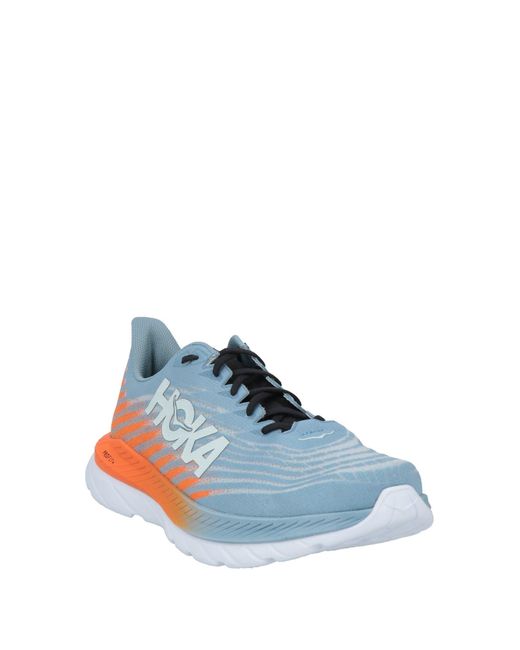Hoka One One Blue Pastel Sneakers Textile Fibers for men