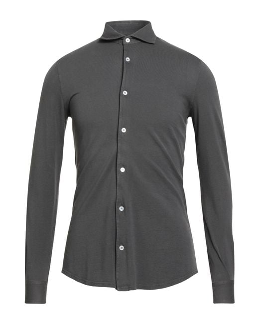 Camisa Fedeli de hombre de color Gray