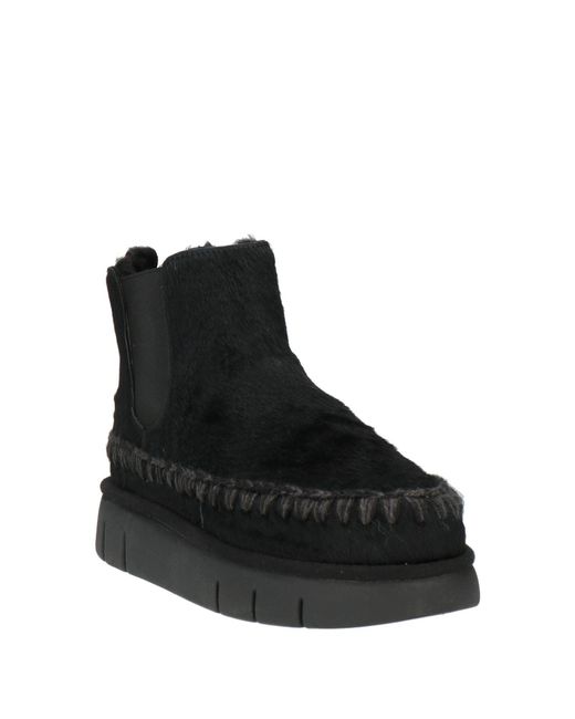 Mou Black Ankle Boots