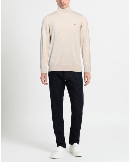 Brooksfield White Turtleneck for men