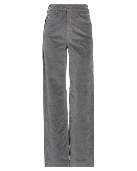 Lois Gray Pants Cotton, Lyocell, Elastane