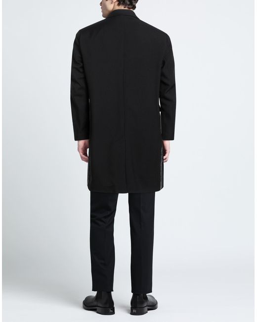 DIESEL Black Overcoat & Trench Coat for men