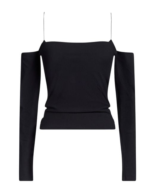 Joah Brown Black Top Polyester, Elastane