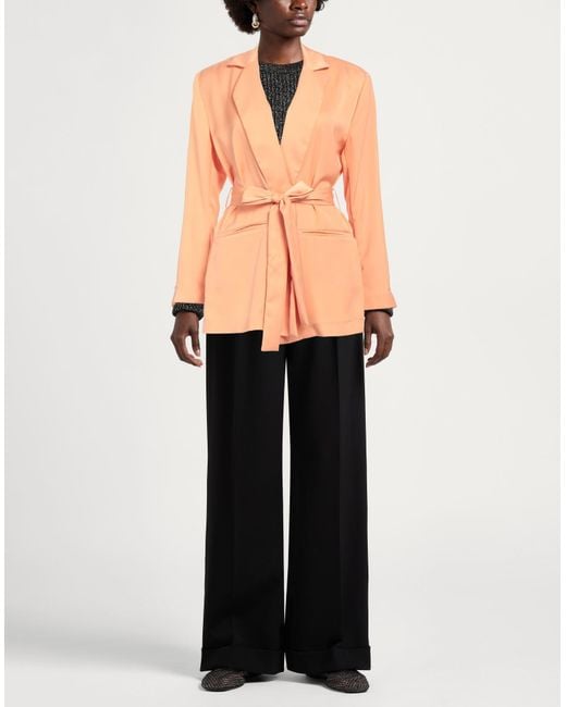Liu Jo Orange Blazer Polyester