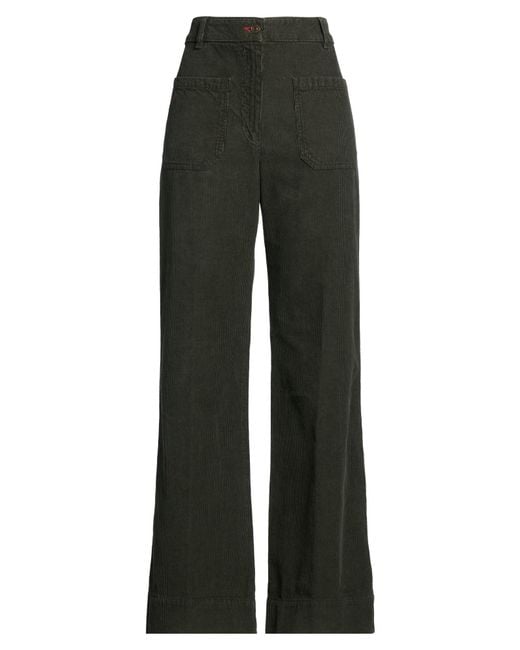 Victoria Beckham Black Military Pants Cotton