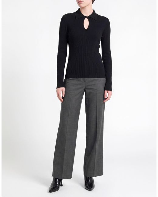 Grifoni Black Sweater Viscose, Polyamide, Wool