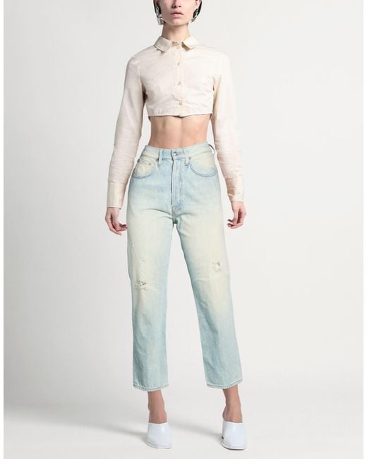 People Blue Jeans Cotton