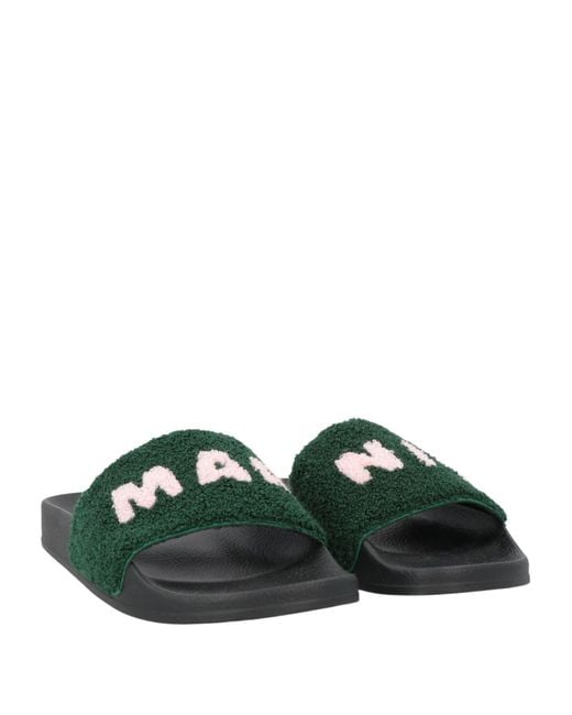 Marni Green Sandals for men