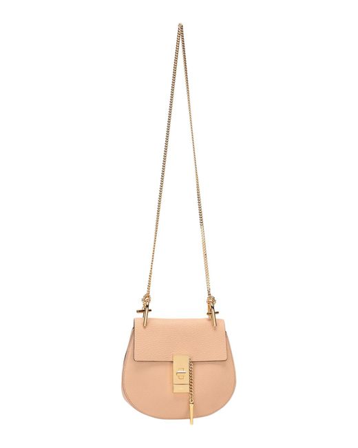 Chloé Womens Natural Blush CrossBody Bag Lambskin