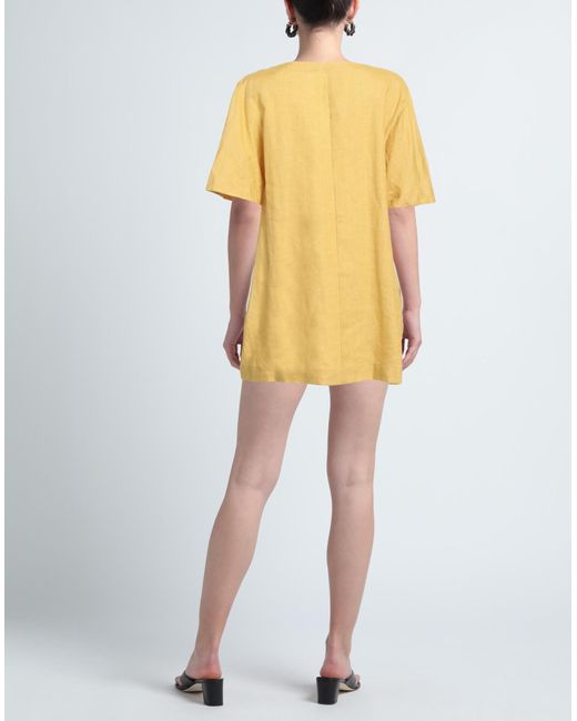 Cristina Bonfanti Yellow Mini Dress