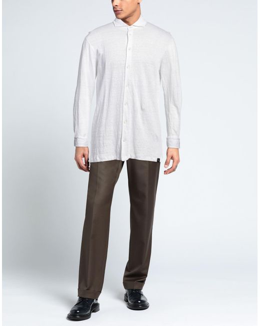 Gran Sasso White Shirt for men