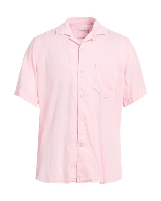 Tintoria Mattei 954 Pink Shirts for men