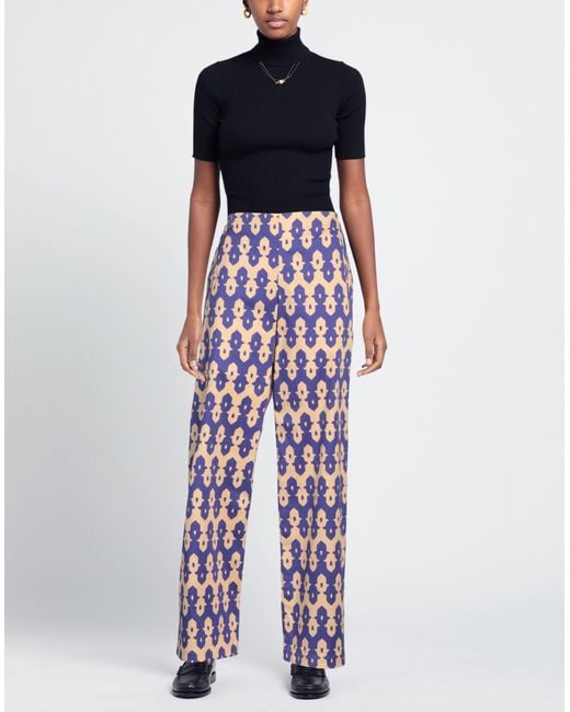 Niu Purple Pants Cotton, Elastane