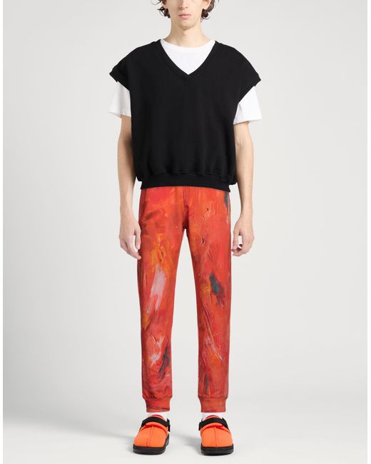 Moschino Red Trouser for men