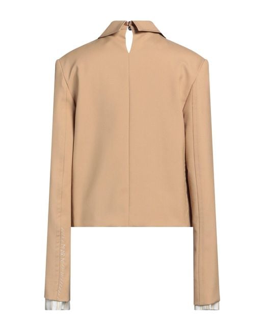 Marni Natural Camel Jacket Virgin Wool