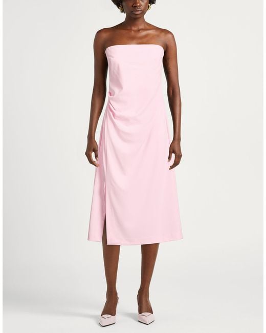 Ottod'Ame Pink Midi Dresses