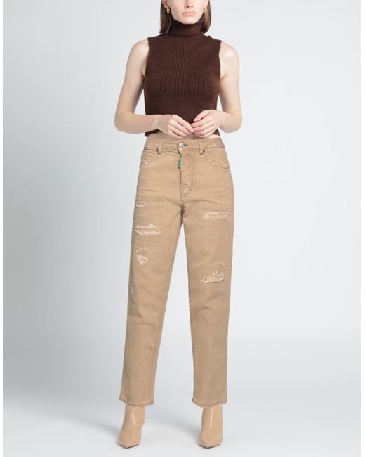 Pantalon en jean DSquared² en coloris Natural
