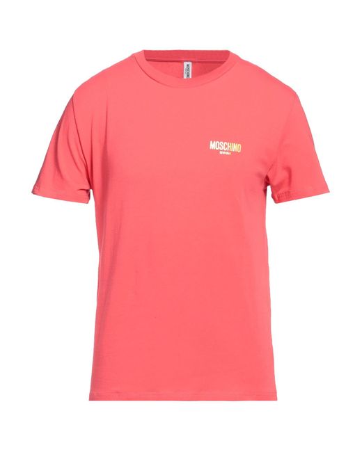 Moschino Pink T-shirt for men