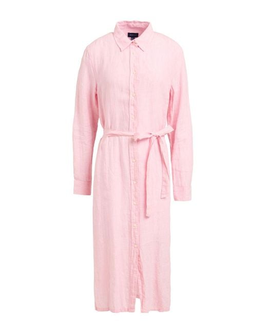 Vestido midi Gant de color Pink
