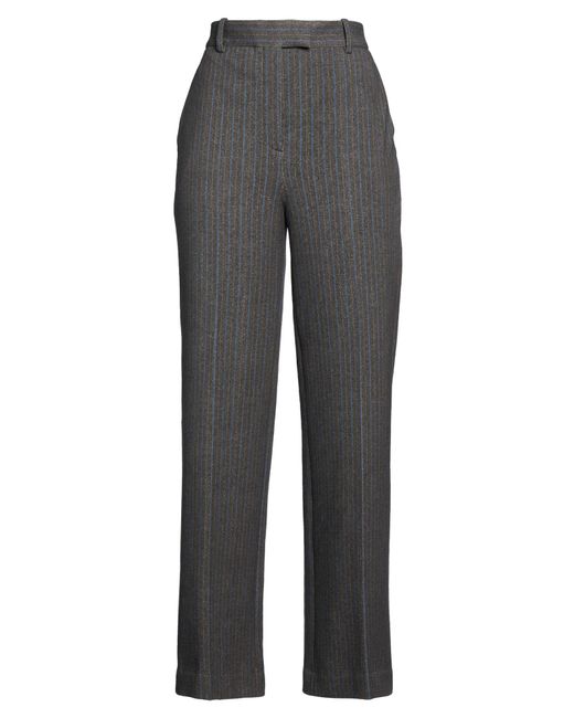 Circolo 1901 Gray Pants Cotton, Elastane