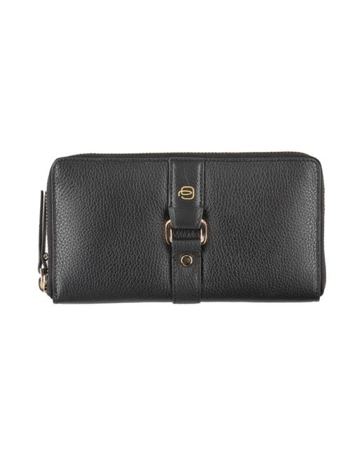 Piquadro Black Wallet Leather