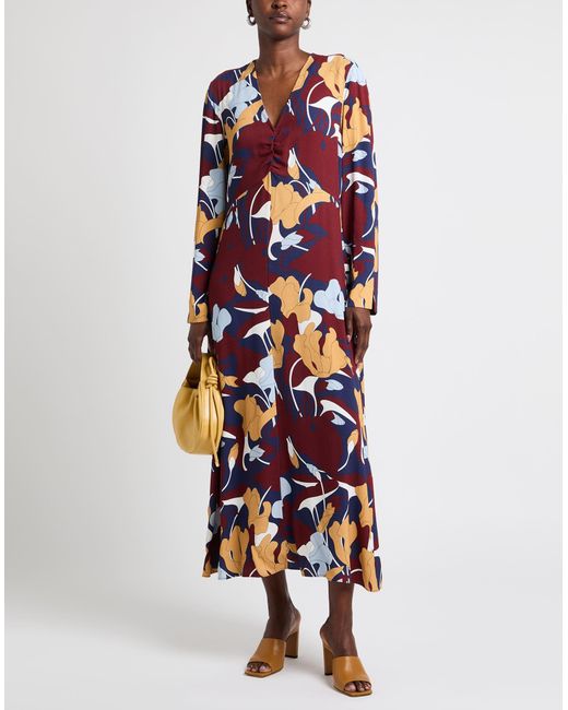 Le Sarte Pettegole Red Maxi-Kleid