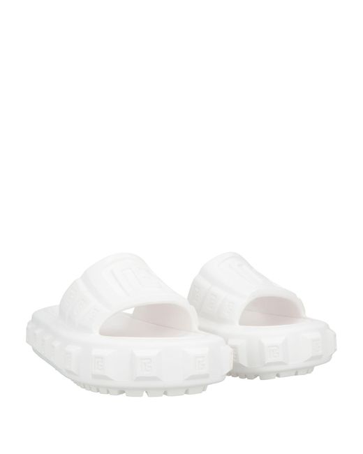Balmain White Sandals