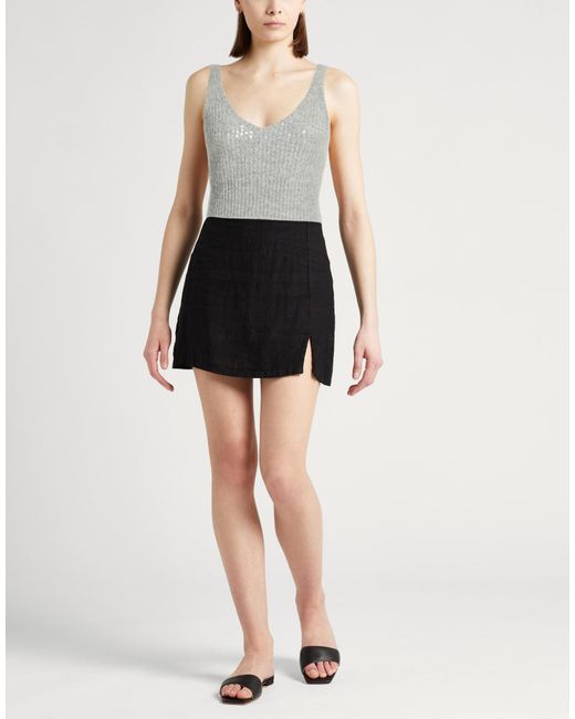 Peserico Gray Top Alpaca Wool, Nylon, Virgin Wool