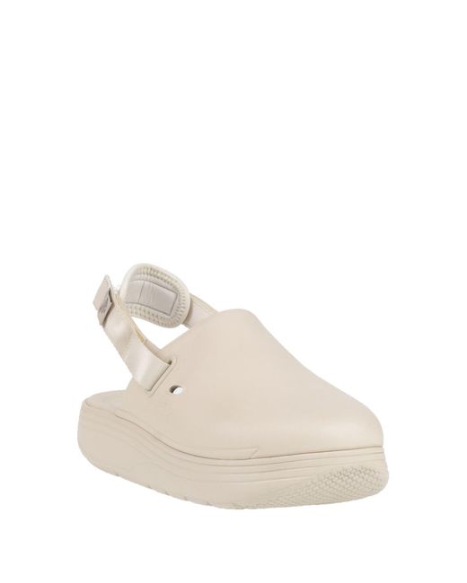 Suicoke White Mules & Clogs