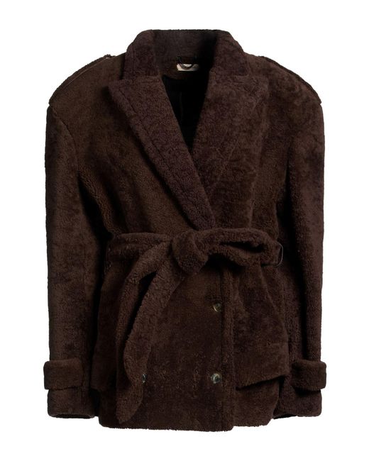 The Mannei Brown Shearling & Teddy