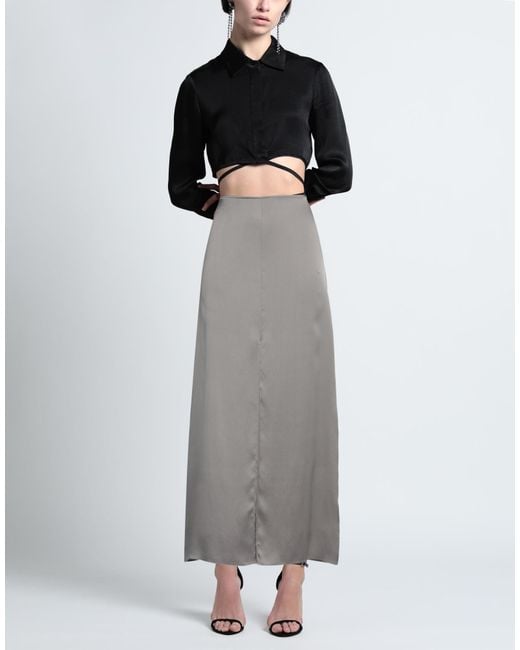 Anine Bing Gray Maxi Skirt