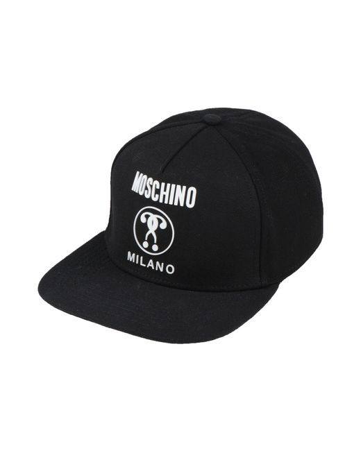 Moschino Black Hat for men