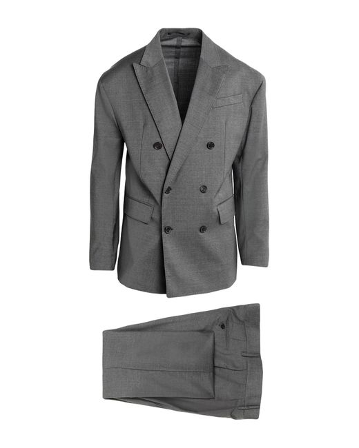 DSquared² Gray Suit Wool, Elastane for men