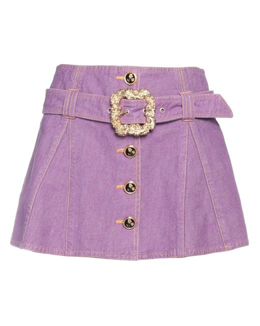 Cormio Purple Mini Skirt