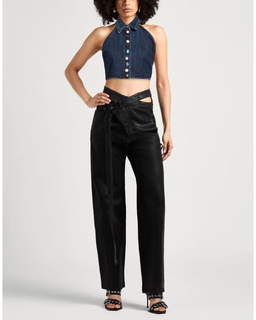 MSGM Blue Top Cotton