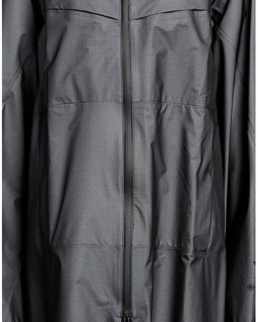 Y-3 Gray Overcoat & Trench Coat